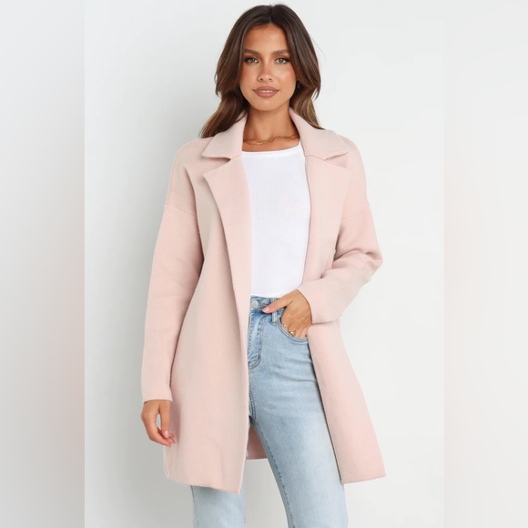 Petal & Pup Jackets & Coats Nwt Petal Pup Lenore Blush Coatigan